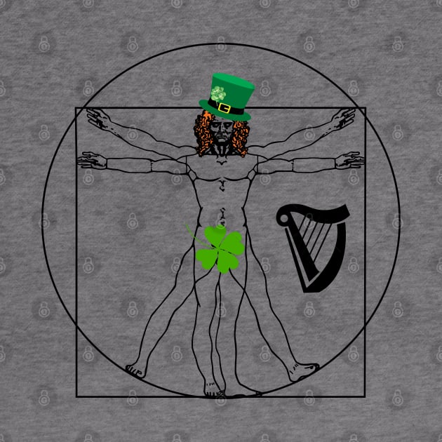 Irish Vitruvian - st Patrick's Day by FK-UK